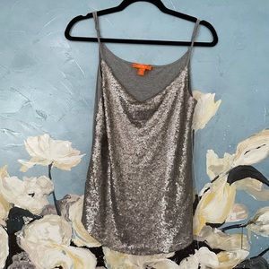 3 for $30!! Silver sparkly top